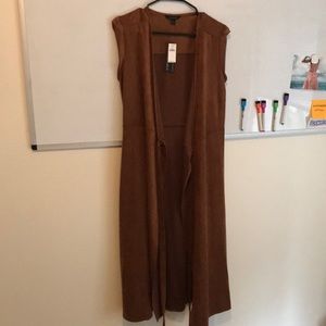 Brand new with tags Banana Republic suede wrap dress
